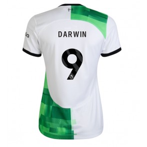 Liverpool Darwin Nunez #9 Udebanetrøje Dame 2023-24 Kort ærmer